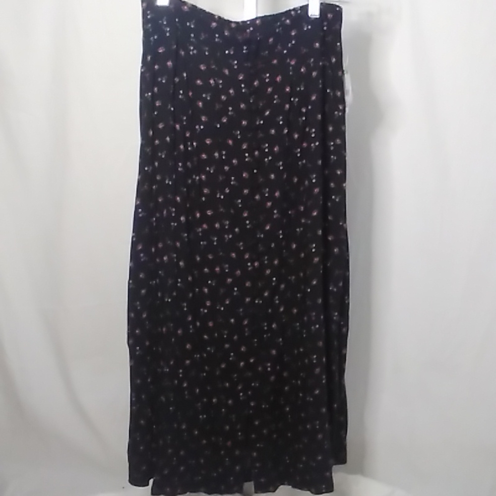 Vtg. Midi Skirt Micro Floral AMP